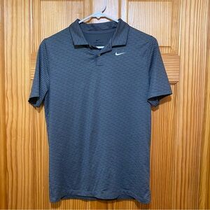 Youth Nike Dri-Fit Dark Gray Golf Polo (Large)
